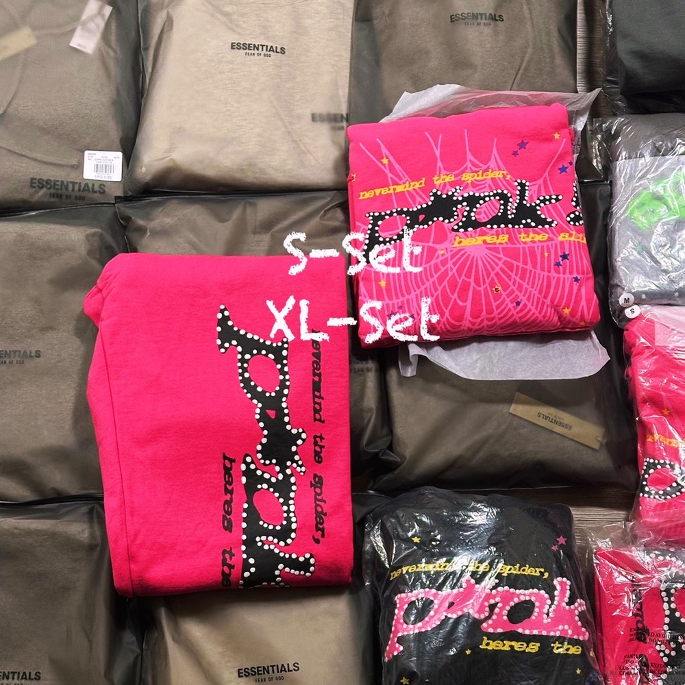 Pink SP5DER SET (S/XL)